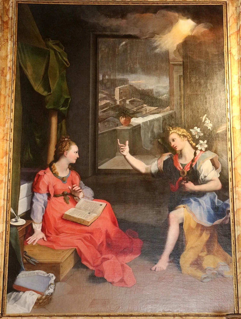 Annunciazione - Santa Maria dei Laici, Gubbio, Barocci Federico